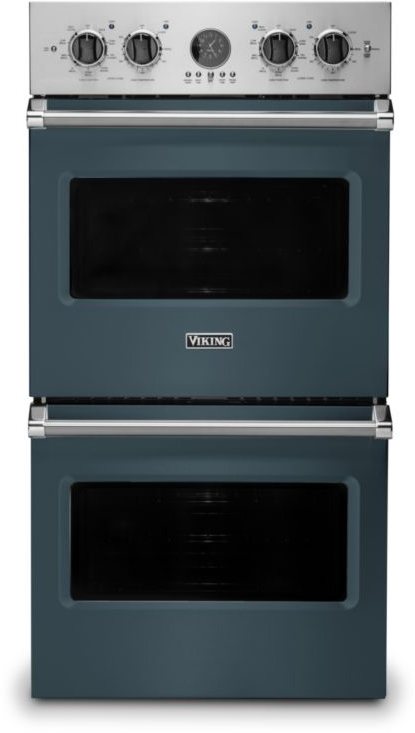 Viking VDOE527SQ 5 Series 27 inch Electric Double Thermal Convection Oven with 8.2 cu. ft. Total Capacity (Squall)