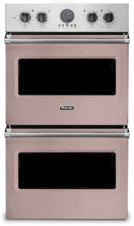 Viking VDOE530BH 5 Series 30 inch Electric Double Thermal Convection Oven with 9.4 cu. ft. Total Capacity (Blush)