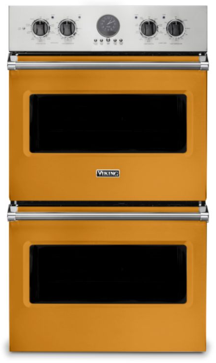 Viking VDOE530DA 5 Series 30 inch Electric Double Thermal Convection Oven with 9.4 cu. ft. Total Capacity (Daffodil)