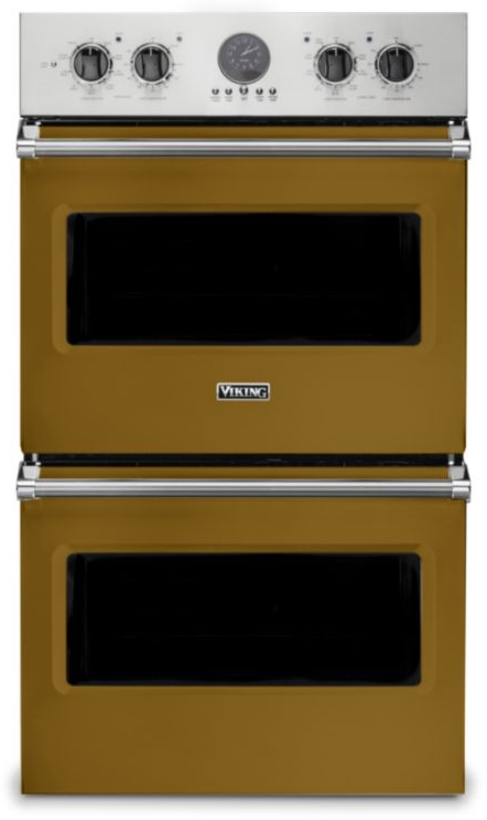 Viking VDOE530GH 5 Series 30 inch Electric Double Thermal Convection Oven with 9.4 cu. ft. Total Capacity (Golden Hour)