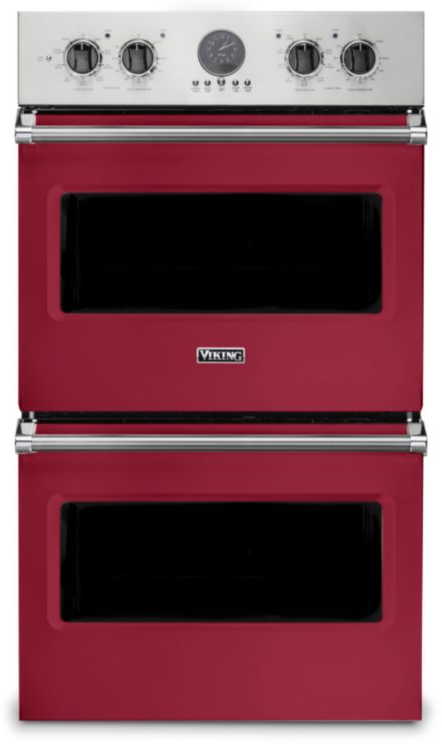 Viking VDOE530VA 5 Series 30 inch Electric Double Thermal Convection Oven with 9.4 cu. ft. Total Capacity (Valentine)
