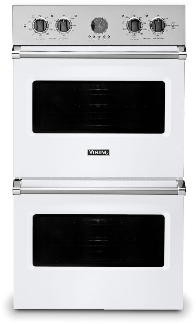 5 30"" Double Electric Wall Oven - Viking VDOE530WH
