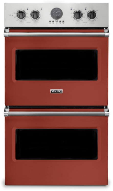 Viking VDOE530SC 5 Series 30 inch Electric Double Thermal Convection Oven with 9.4 cu. ft. Total Capacity (Spiced Cider)
