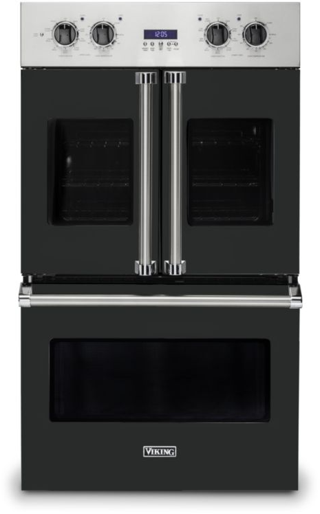 Viking VDOF7301AN 7 Series 30 inch French-Door Double Electric Thermal Convection Oven with 9.4 cu. ft. Total Capacity (Antique Bronze)
