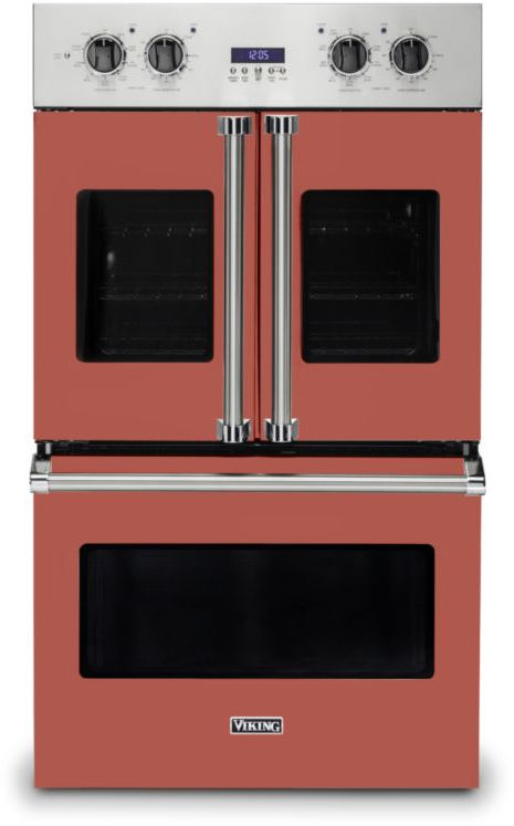 Viking VDOF7301SC 7 Series 30 inch French-Door Double Electric Thermal Convection Oven with 9.4 cu. ft. Total Capacity (Spiced Cider)