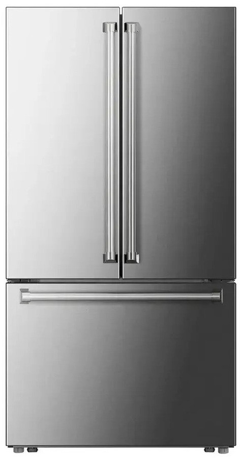 Verona VEBFD3620WIFS 36 inch French Door Counter-Depth Refrigerator with 20.2 cu. ft. Total Capacity, Internal Water Dispenser, Automatic Ice Maker in Stainless Steel