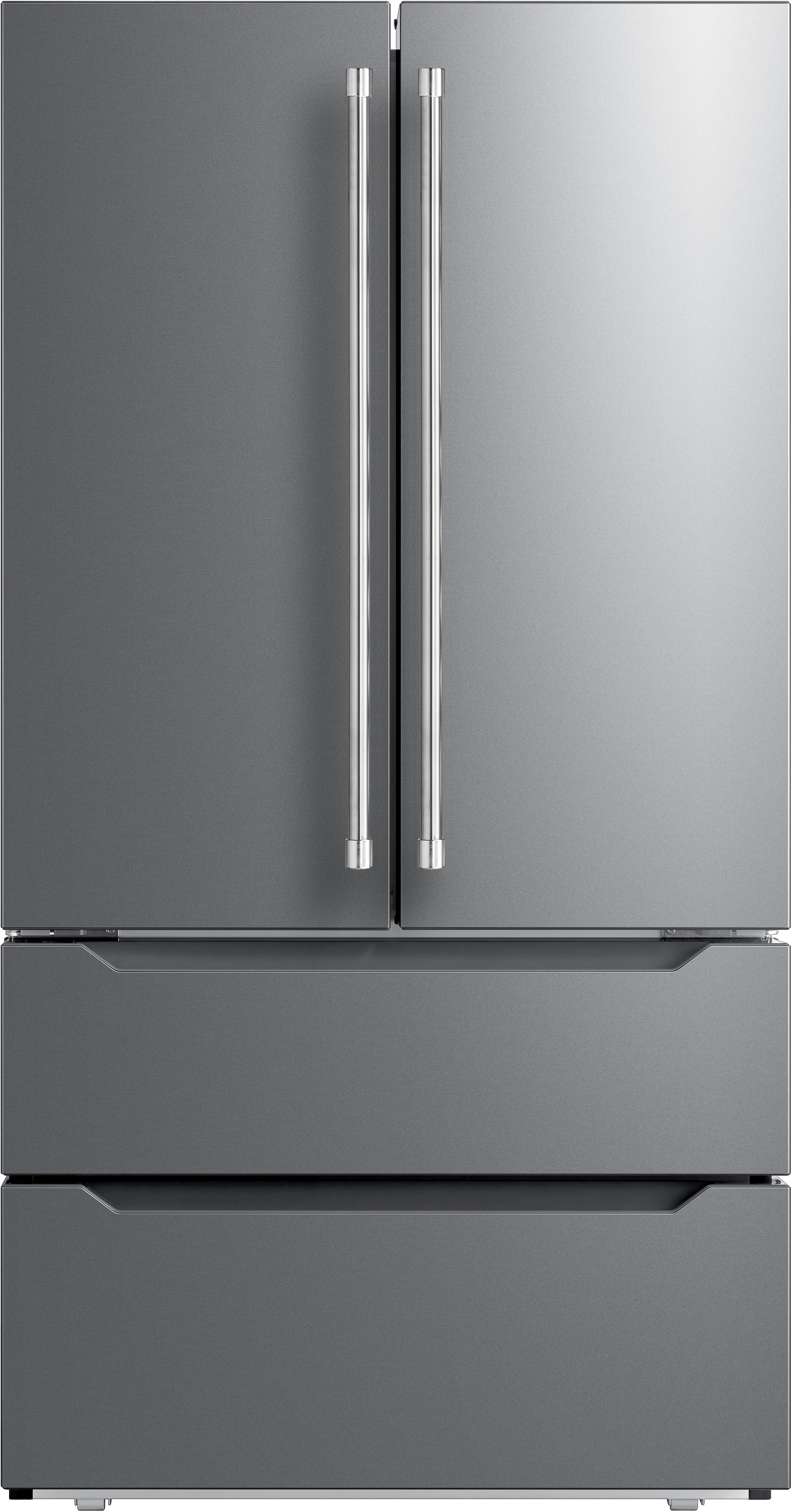 4 Piece Kitchen Appliances Package with French Door Refrigerator in Stainless Steel - Verona VERECTWO201