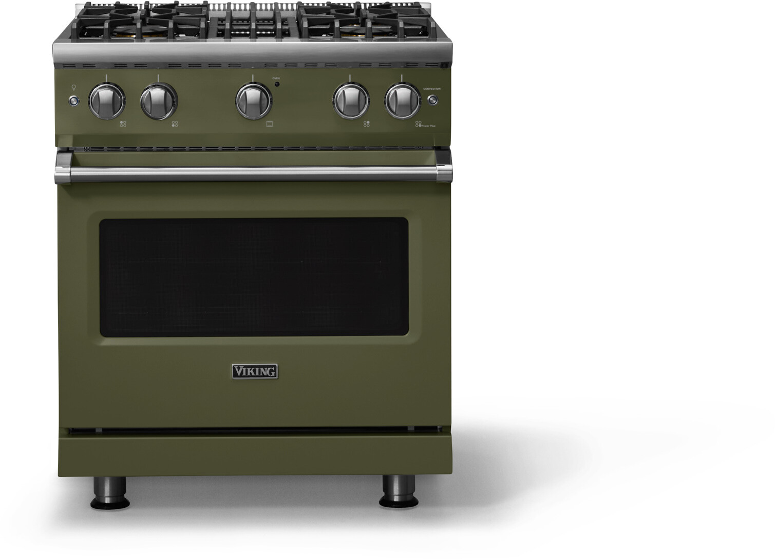 Viking VGR53044BMA 5-Series 30 inch Freestanding Gas Range with 4 Sealed Burners, 4 cu. ft. Oven Capacity, VSH Pro Sealed Burner System and Gourmet-Glo Infrared Broiler (Martini, Polished Chrome, Natural Gas)