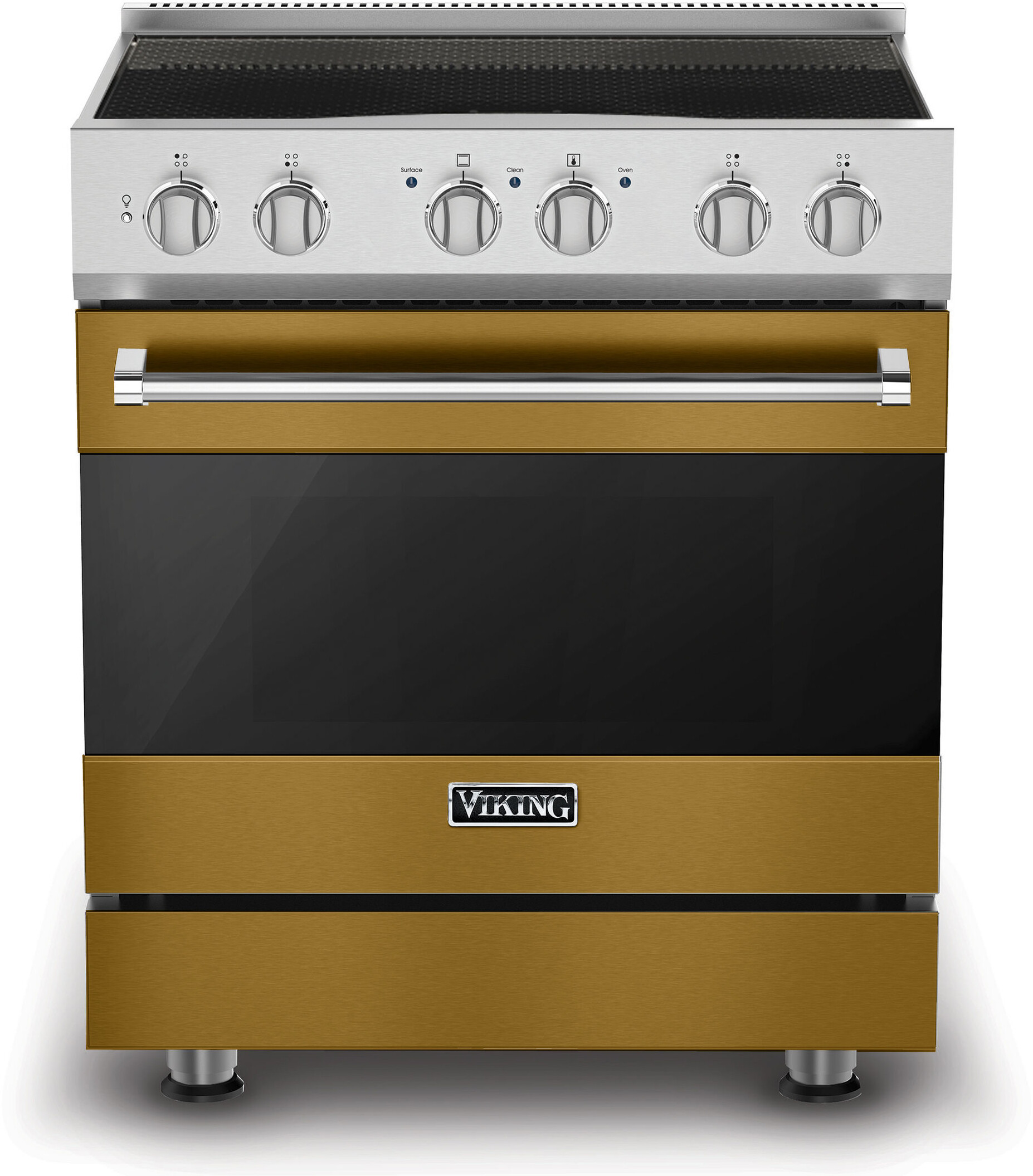 Viking RVIR3304BGH 3 Series 30 inch Induction Range with 4 Elements and 4.7 cu. ft. Oven Capacity (Golden Hour)