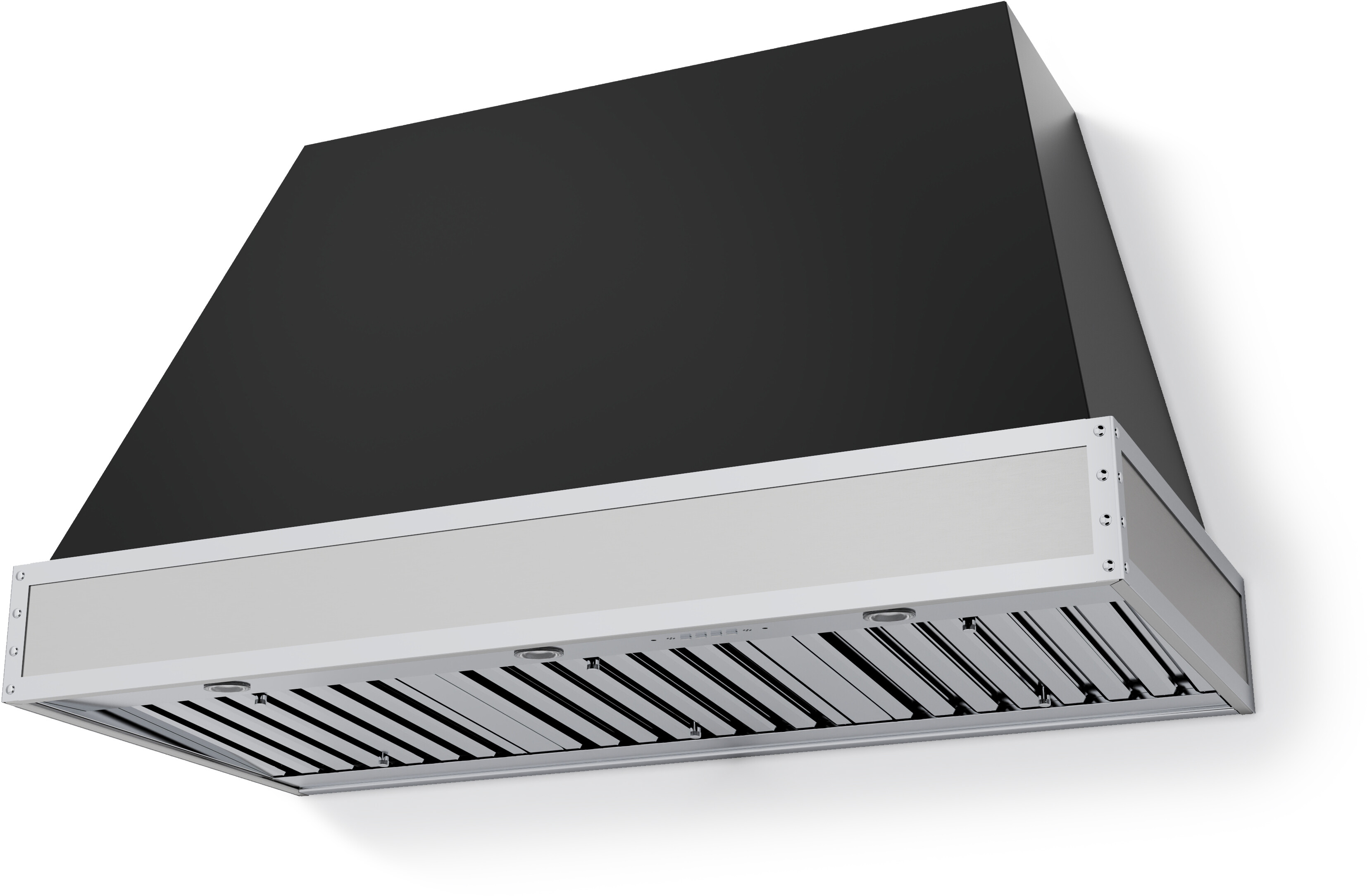 Viking TVHW4830ON Tuscany 48 inch Wall Mount Hood with 30 inch Height, 1200 CFM, LED Lighting, Baffle Filters, Electronic Touch Controls (Onyx)