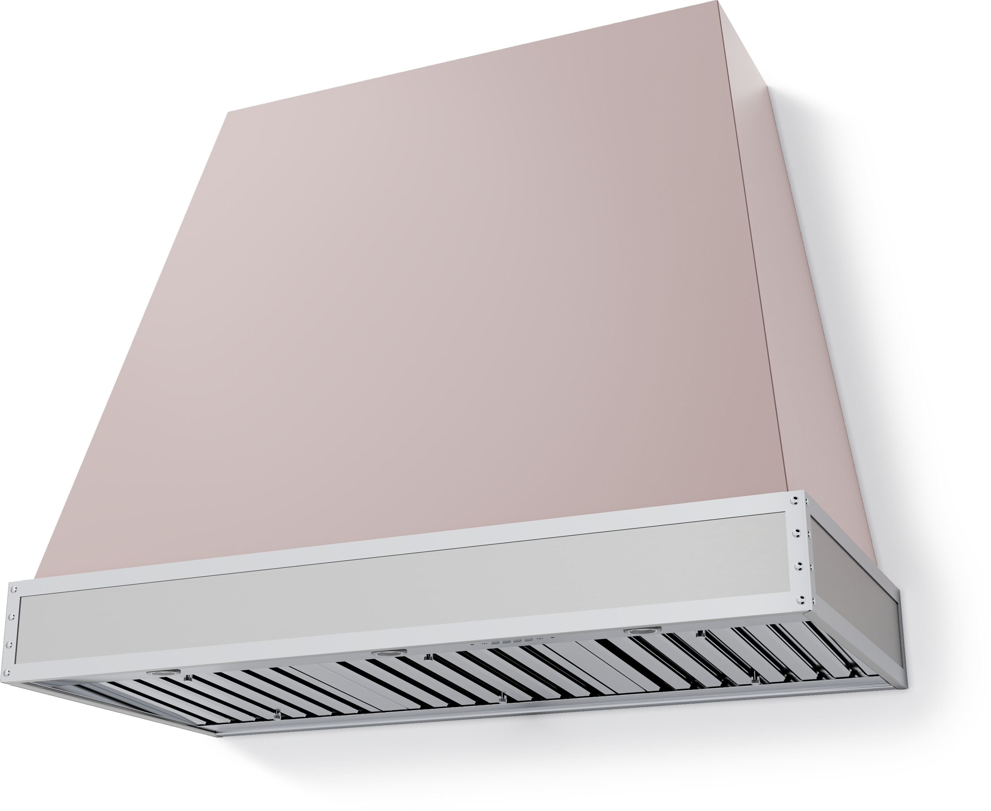 Viking TVHW4842BH Tuscany 48 inch Wall Mount Hood with 42 inch Height, 1200 CFM, LED Lighting, Baffle Filters, Electronic Touch Controls (Blush)