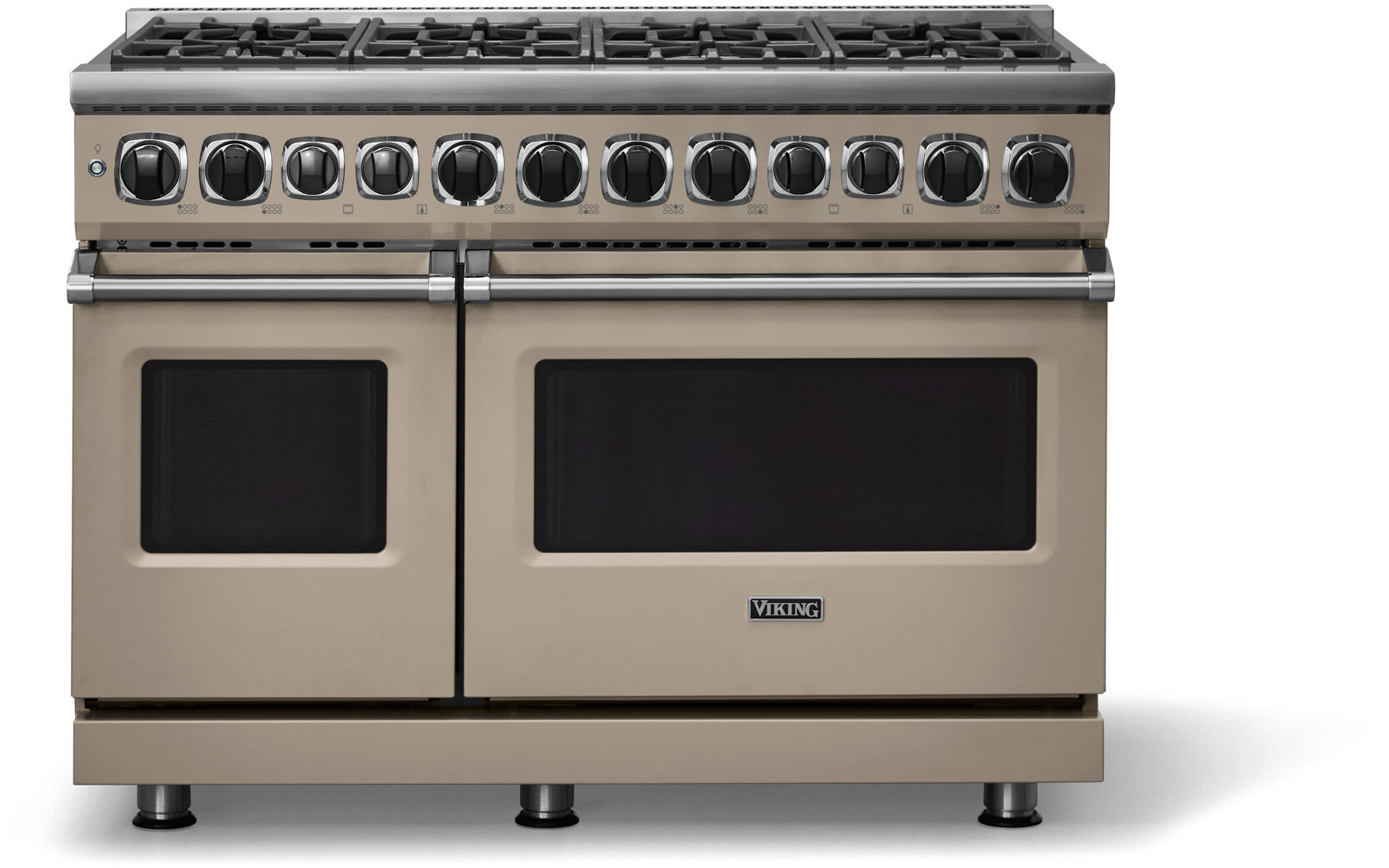 Viking VDR74828BNALP 7 Series 48 inch Dual Fuel Range with 8 Sealed Elevation Burners, 7.3 cu. ft. Total Oven Capacity, Self Clean Oven, Gourmet-Glo Infrared Broiler (Nantucket, Liquid Propane)