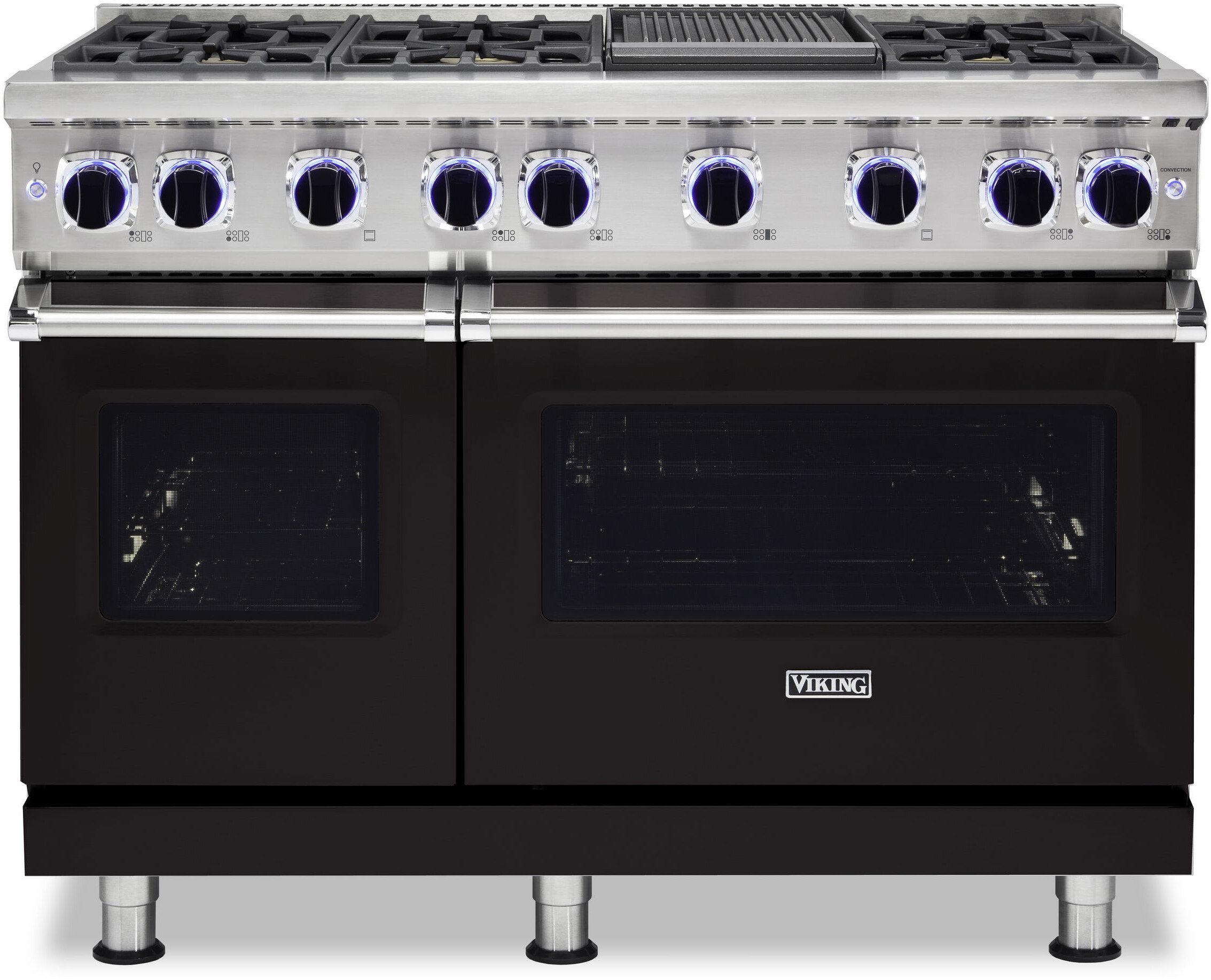 Viking 7 48" Dual Fuel Natural Gas Range VDR74826GON