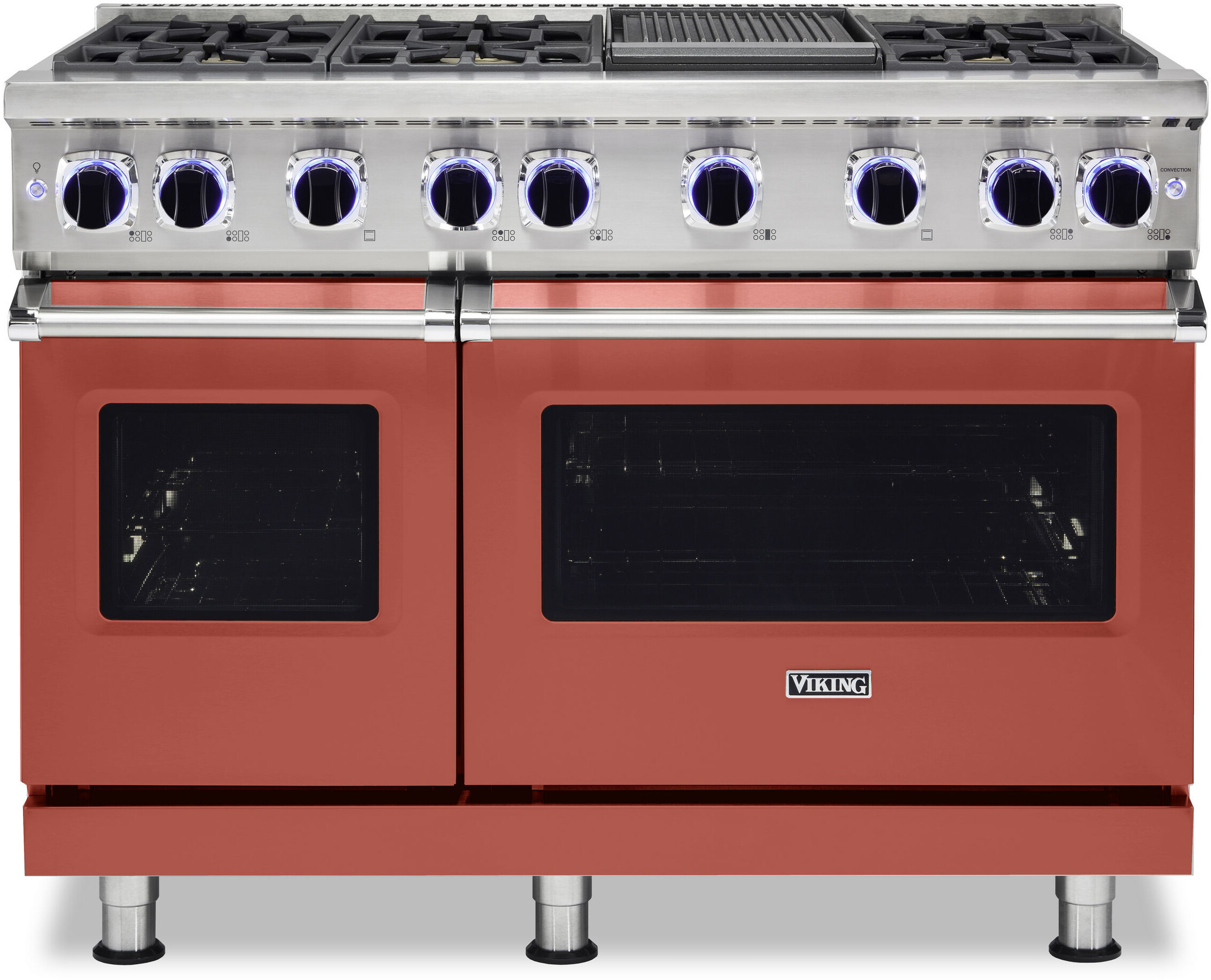 Viking 7 48" Dual Fuel Natural Gas Range VDR74826GSC