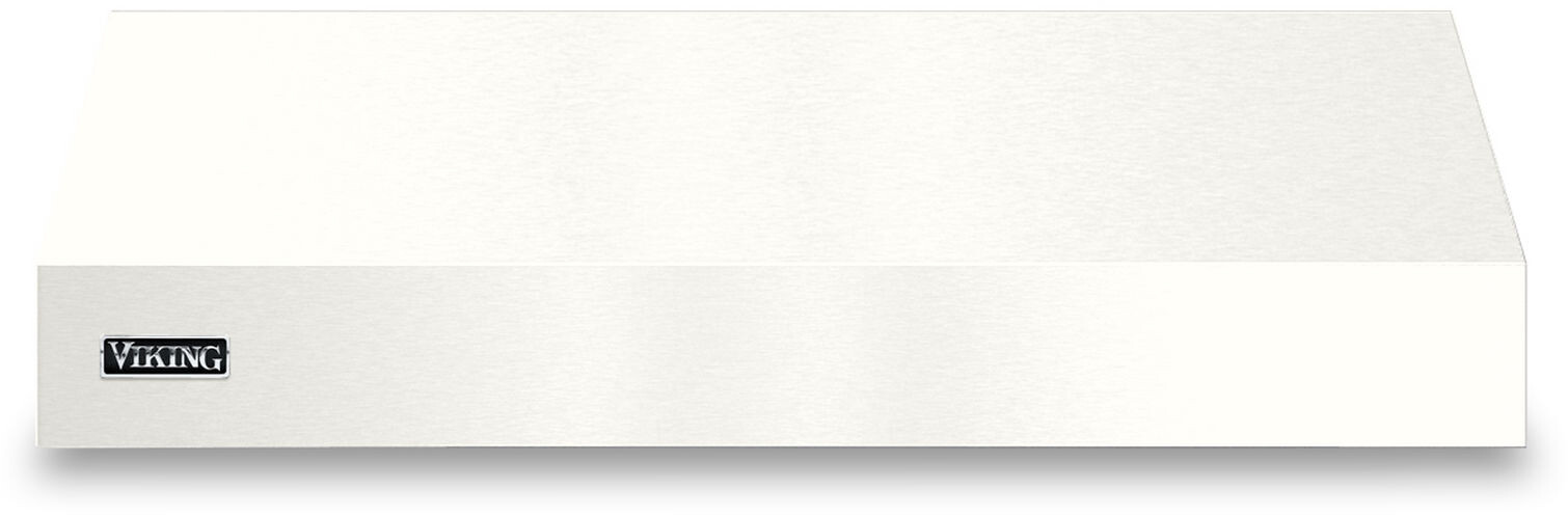 Viking VWH3610MPW 5 Series 36 inch Wide 10 inch High Convertible Wall Hood with 300 CFM, Heat Sensor, Halogen Lighting, Dishwasher Safe Baffle Filters (Pure White)