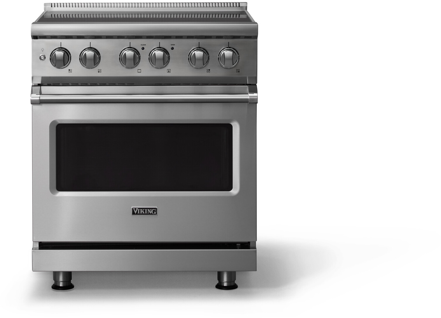 Viking VIR53044BSS 5-Series 30 inch Freestanding Induction Range with 4 Elements, 4.7 cu. ft. Oven Capacity, MagneQuick Induction Power Generators and Vari-Speed Dual Flow Convection System (Stainless Steel, Polished Chrome)