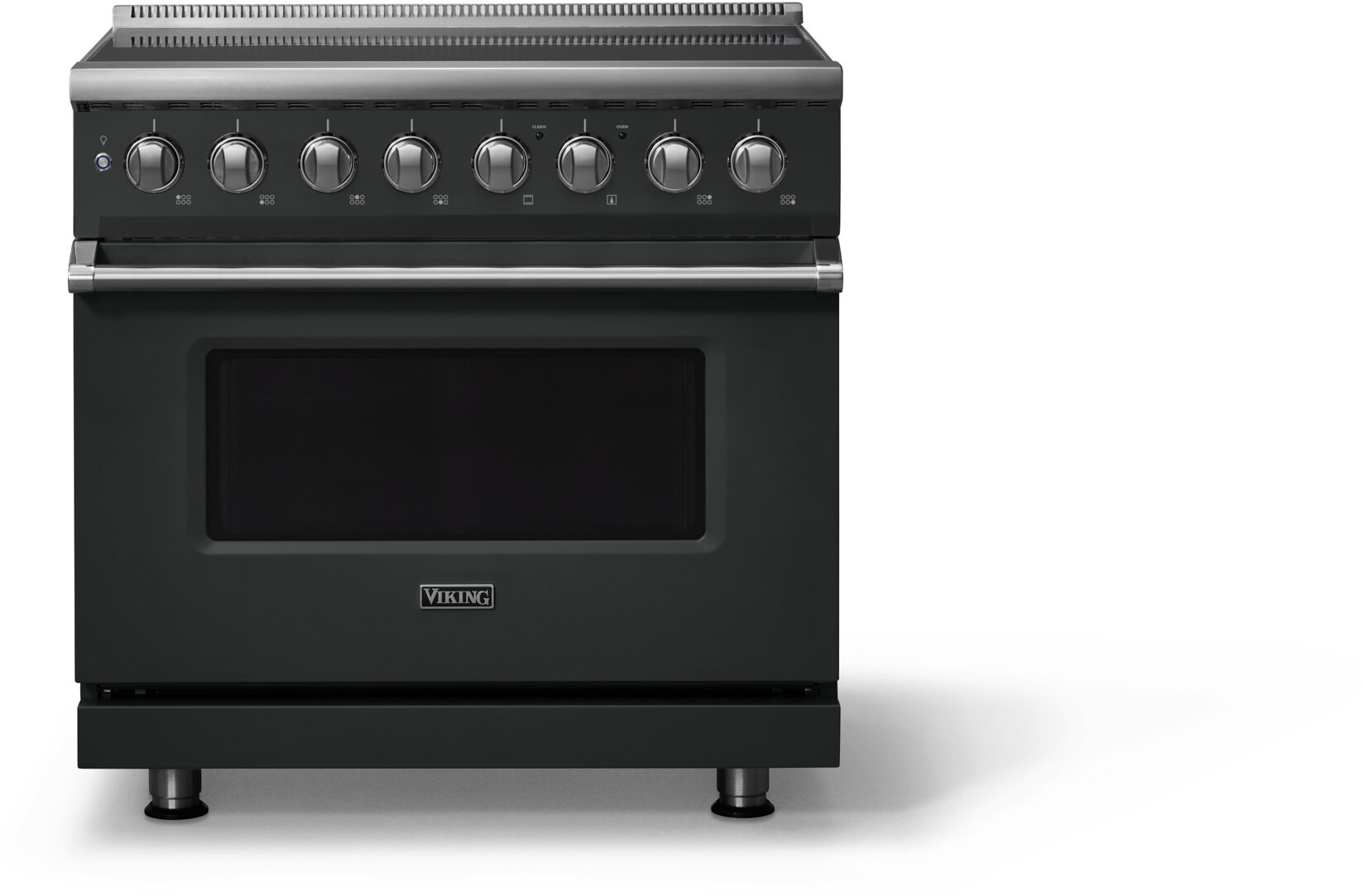 Viking VIR53646BAN 5-Series 36 inch Freestanding Induction Range with 6 Elements, 5.6 cu. ft. Oven Capacity, MagneQuick Induction Power Generators and Vari-Speed Dual Flow Convection System (Antique Bronze, Polished Chrome)