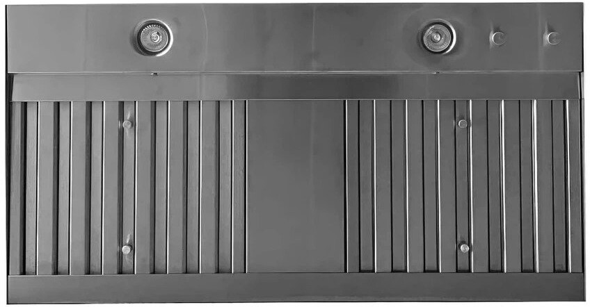 Trade-Wind VSL448BF 48 inch Designer Series Range Hood Insert with LED Lighting and Stainless Steel Baffle Filters in Stainless Steel (Blower Sold