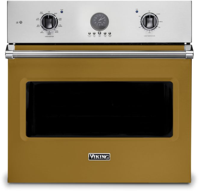 Viking VSOE530GH 5 Series 30 inch Electric Single Wall Oven with 4.7 cu. ft. Capacity, Convection, Self Clean, Meat Probe (Golden Hour)