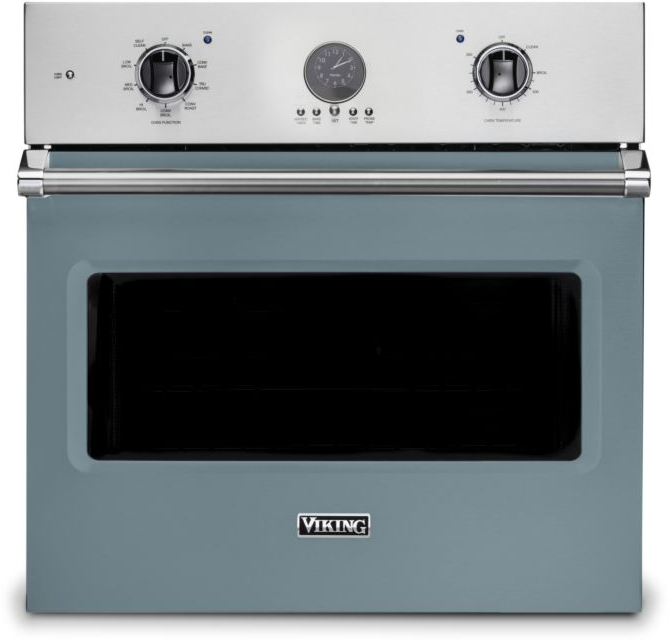 Viking VSOE530NS 5 Series 30 inch Electric Single Wall Oven with 4.7 cu. ft. Capacity, Convection, Self Clean, Meat Probe (November Sky)