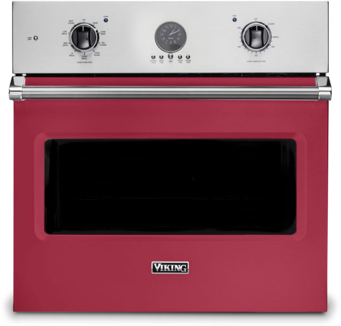Viking VSOE530VA 5 Series 30 inch Electric Single Wall Oven with 4.7 cu. ft. Capacity, Convection, Self Clean, Meat Probe (Valentine)