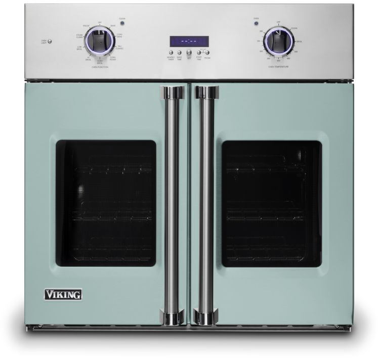 Viking VSOF7301SP 7 Series 30 inch French-Door Single Electric Thermal Convection Oven with 4.7 cu. ft. Capacity (Splash)