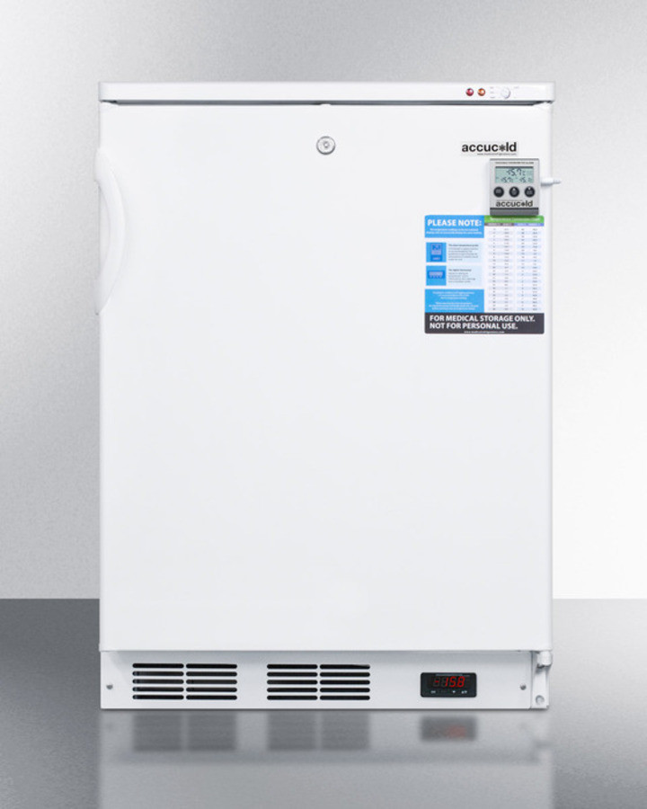 AccuCold 24" Freestanding/Built In Undercounter Counter Depth Compact Upright Freezer VT65MLBIVACADA | Fridge.com