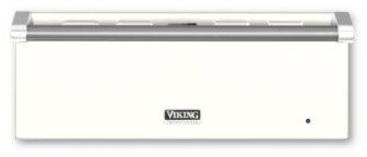 Viking VWD527PW 5 Series 27 inch Warming Drawer with 475 Watt Element, 4 Hour Automatic Shutoff, Meat Probe, Sabbath Mode (Pure White)