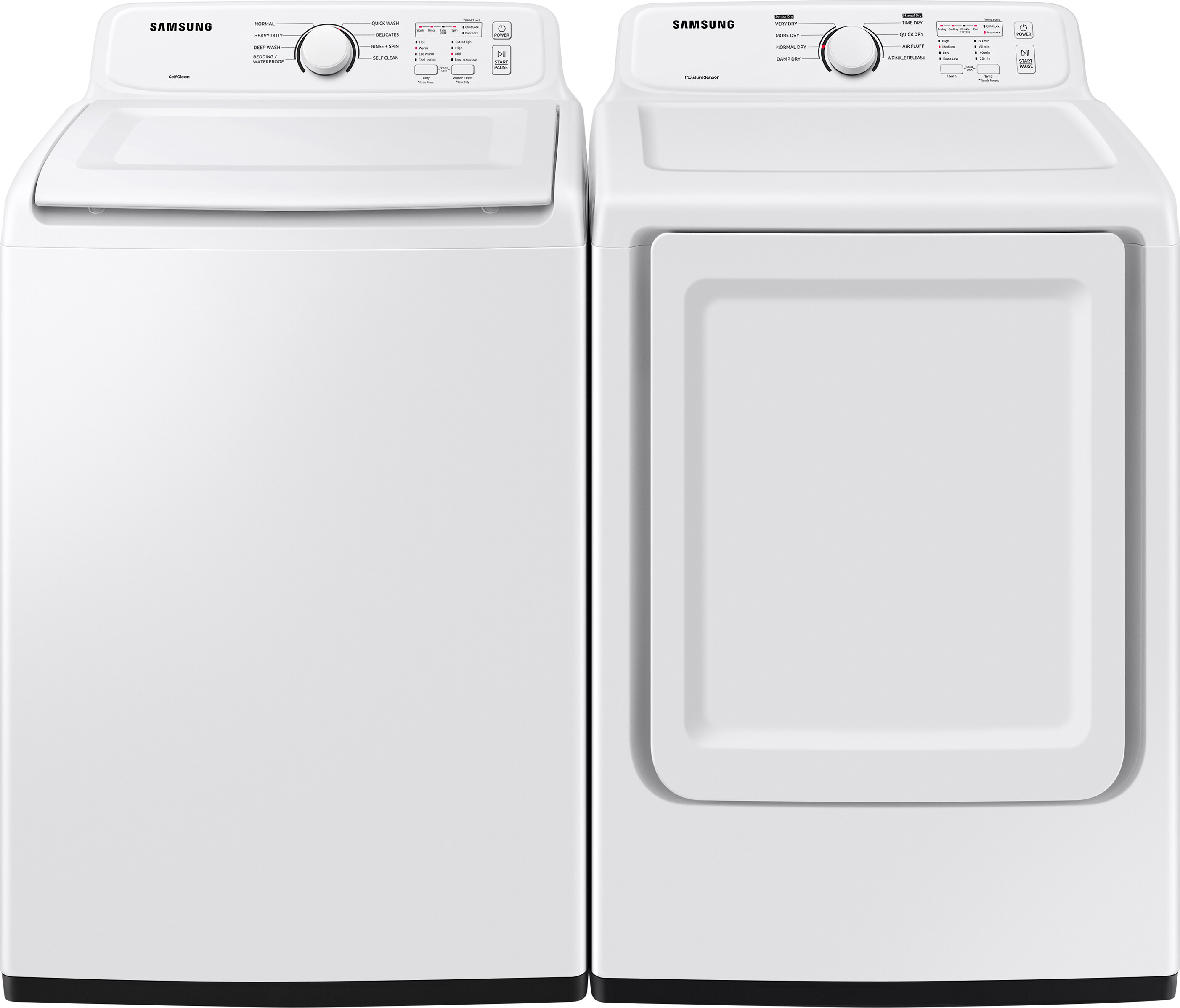 Samsung Top Load Washer & Dryer Set SAWADRGW3005