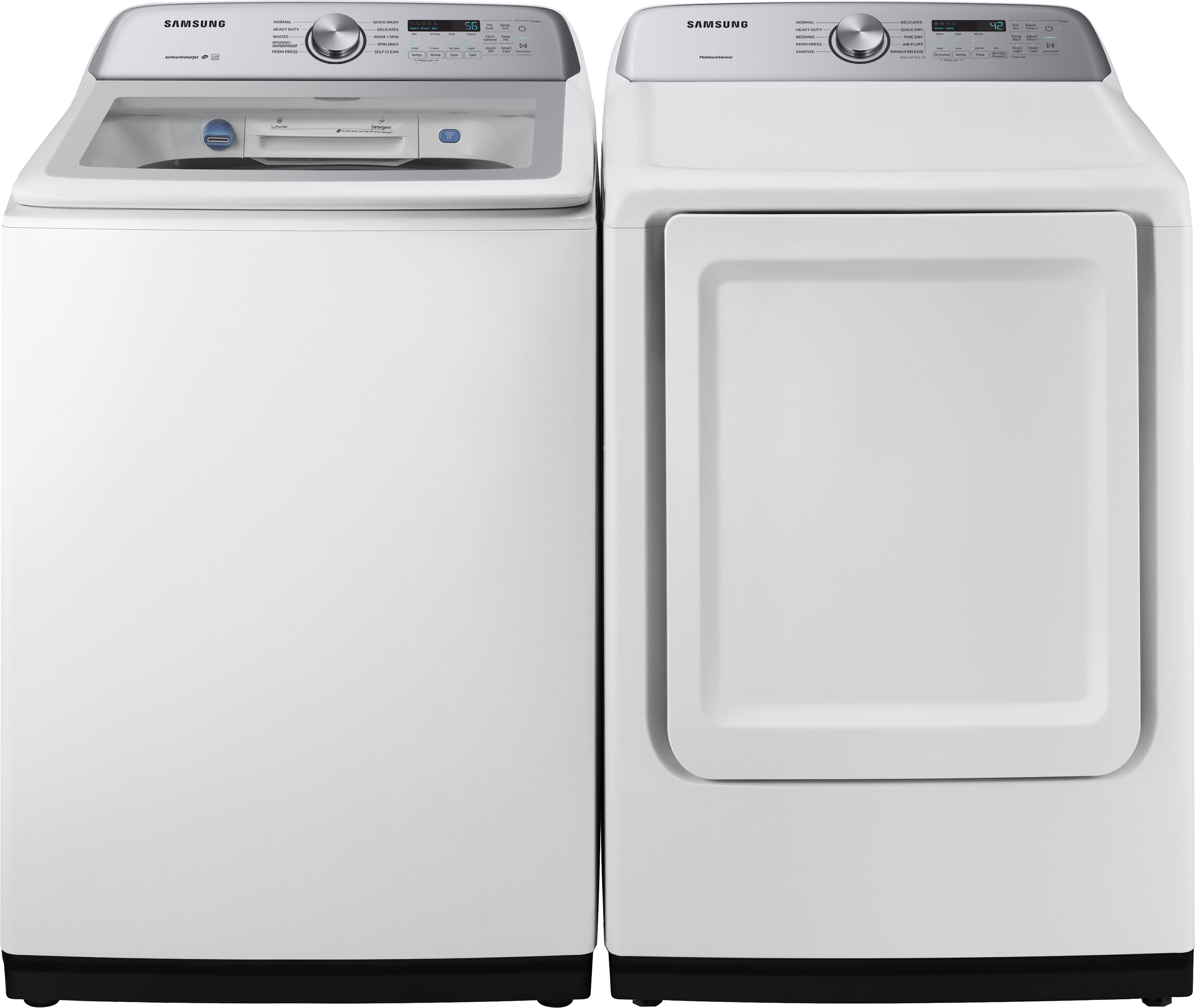 Samsung Top Load Washer & Dryer Set SAWADREW5205 -  WA49B5205AW