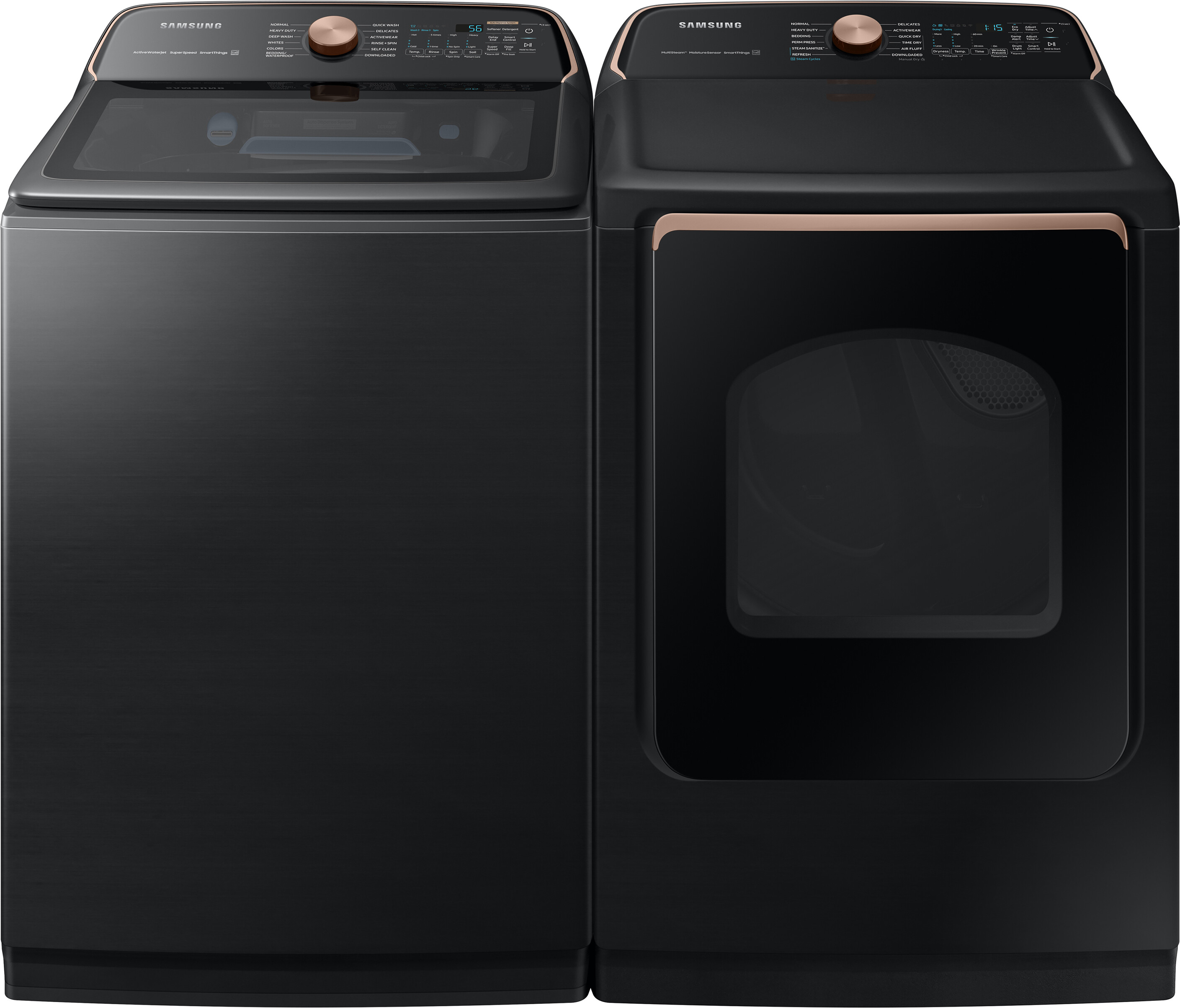 Samsung Top Load Washer & Dryer Set SAWADRGV7700