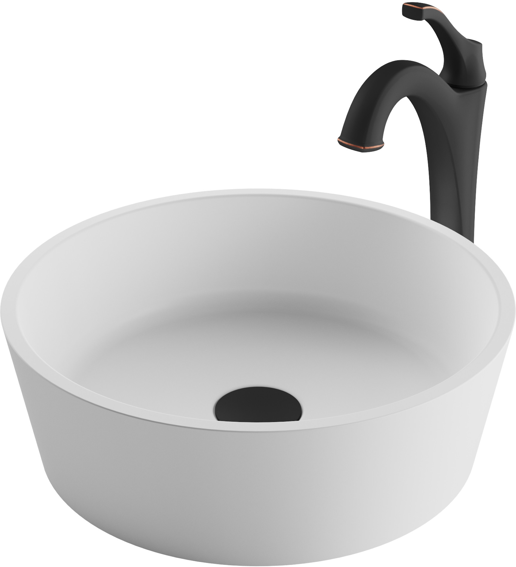 Kraus Natura Sink & Faucet Combination CKSV1MW1200ORB