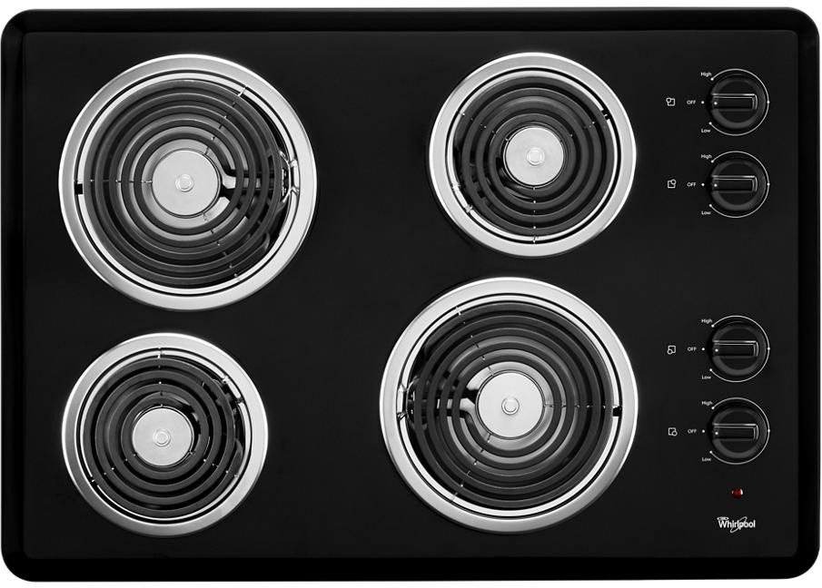 30"" Electric Drop-In Cooktop - Whirlpool WCC31430AB