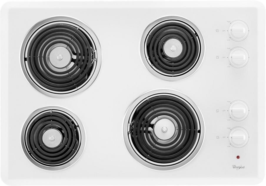 30"" Electric Drop-In Cooktop - Whirlpool WCC31430AW