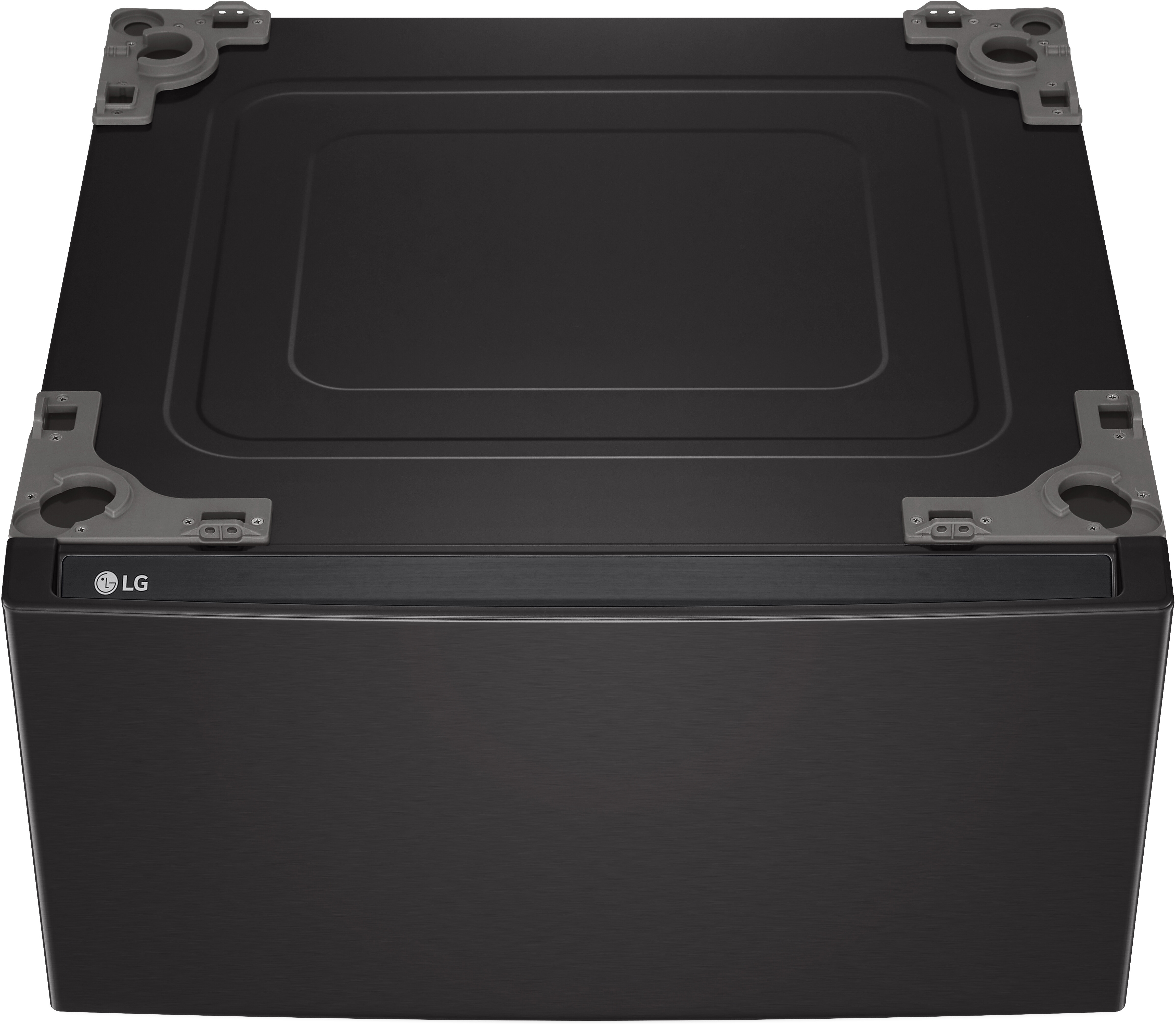 LG WDP6B Tall Pedestal with Drawer (Black Steel)