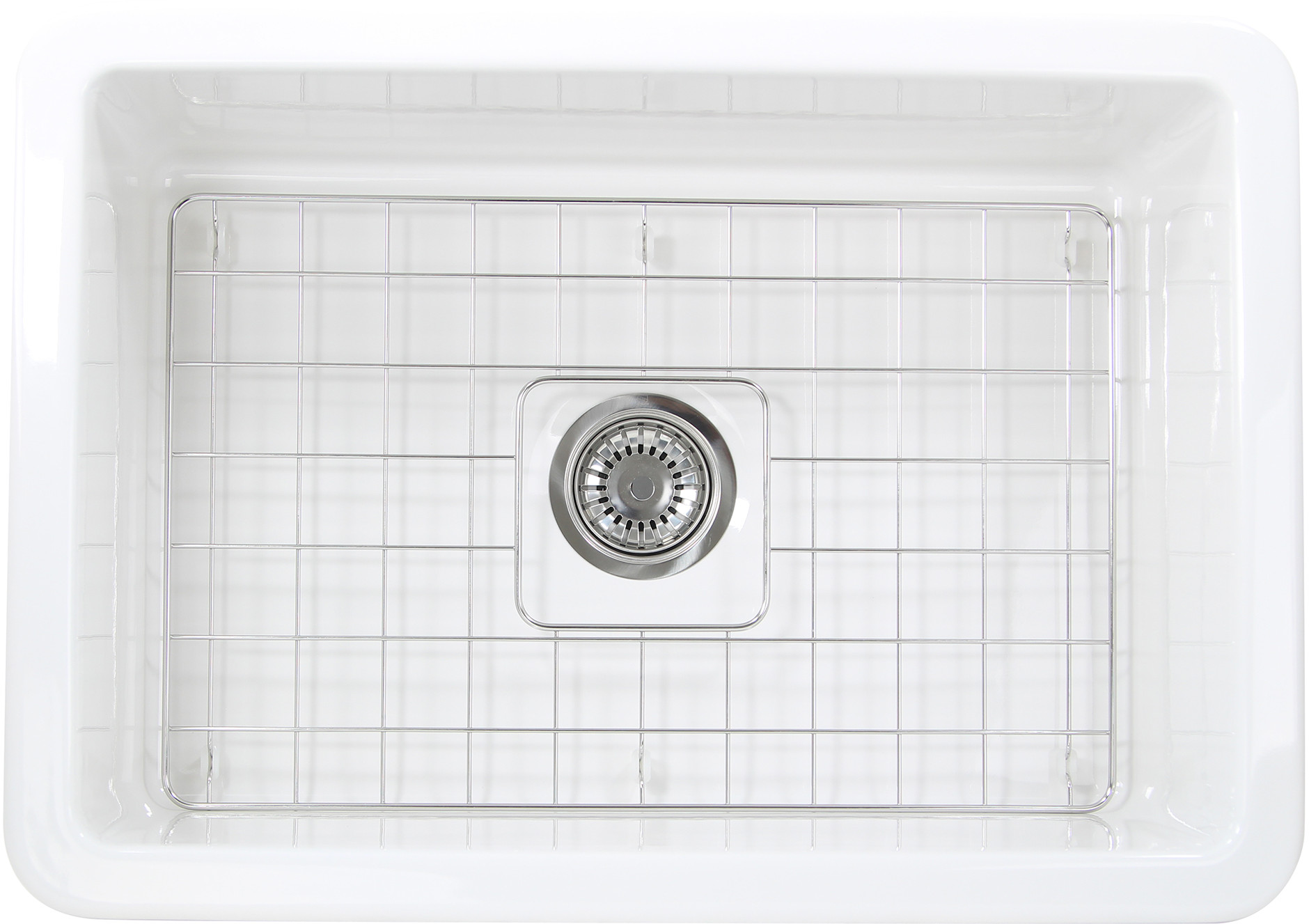 Nantucket Sinks Cape Collection Undermount Fireclay Rectangle Sink WELLFLEET2719W
