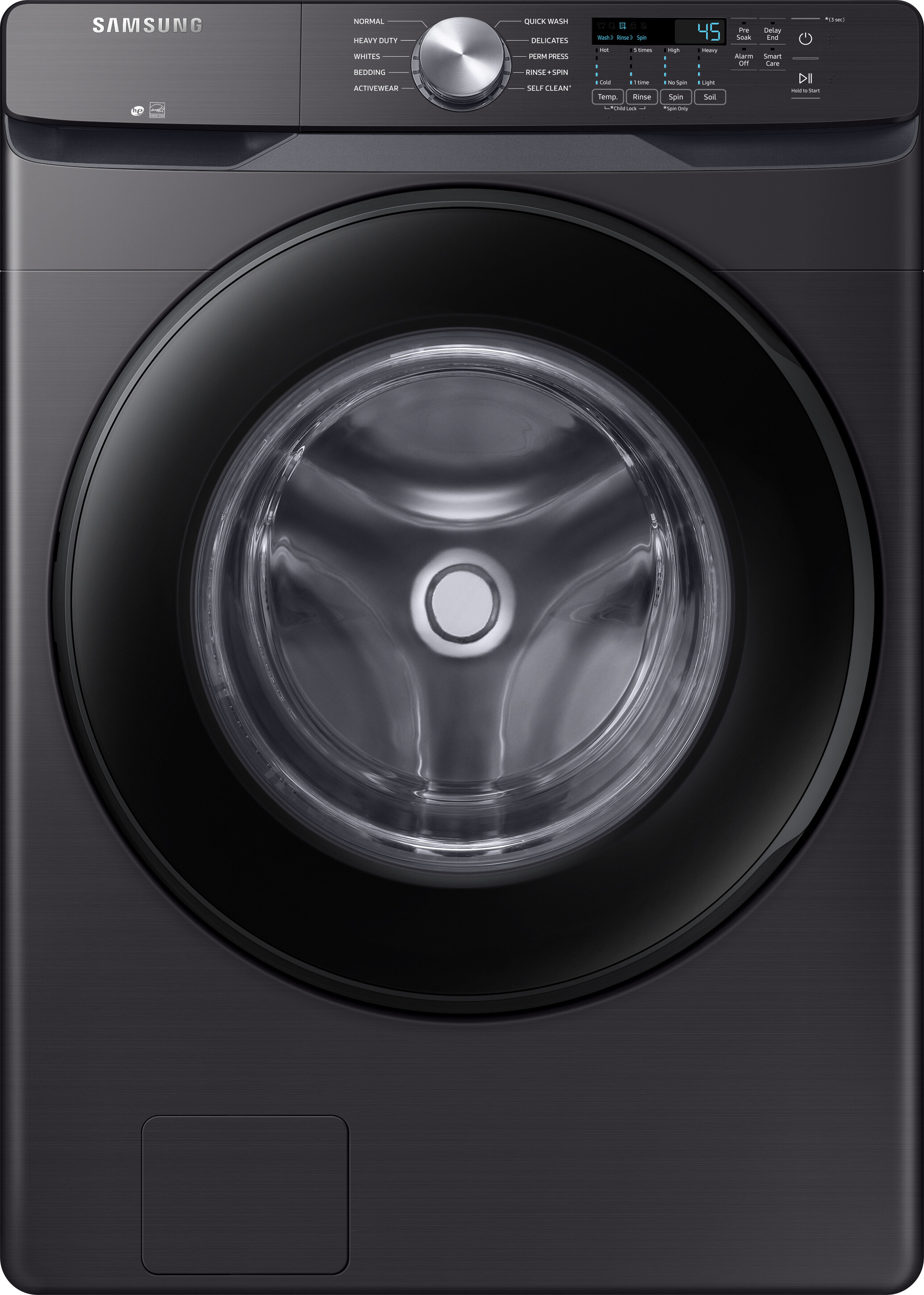 Samsung - 4.5 Cu. Ft. High Efficiency Stackable Smart Front Load Washer with Vibration Reduction Technology+
