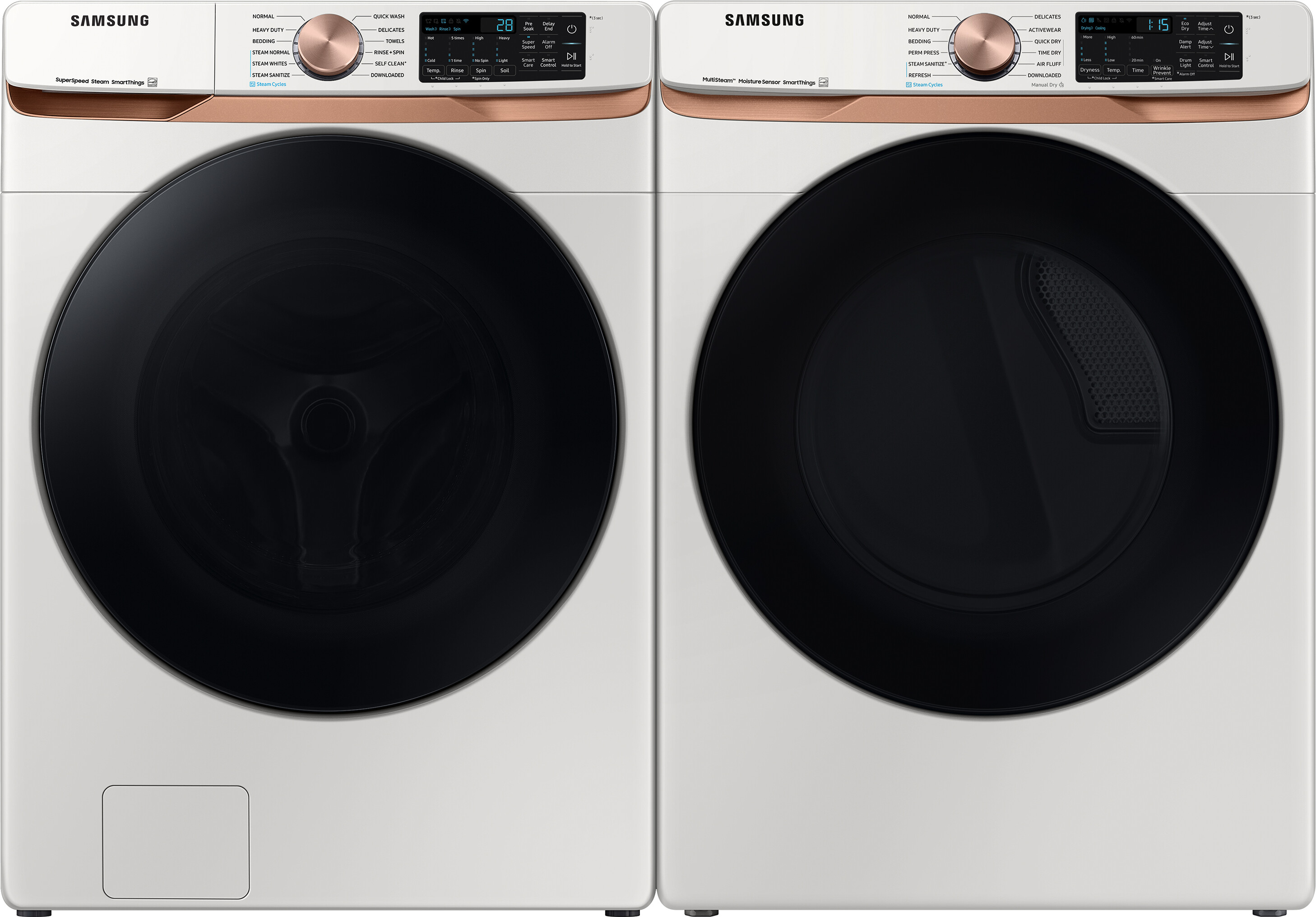 Samsung Front Load Washer & Dryer Set SAWADREE8300 -  WF50BG8300AE