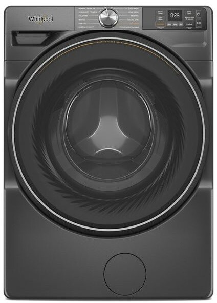 Whirlpool WFW5720RU 27 inch Smart Front Load Washer with 4.5 cu. ft. Capacity, Stackable, AI Intelligent Wash, Voice Control, Antimicrobial Protection (Volcano Black)