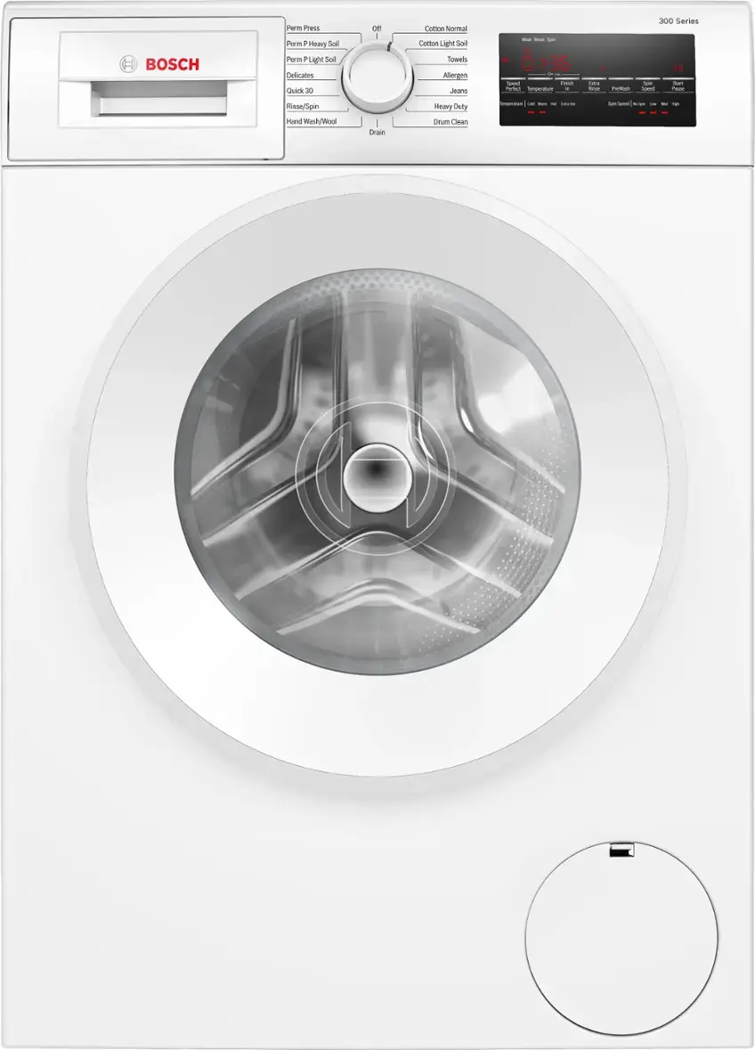 Bosch WGA14400UC 24 inch 300 Series Compact Washer with 2.2 cu. ft. Capacity, 1400 rpm, Energy Star, ADA Compliant, in White