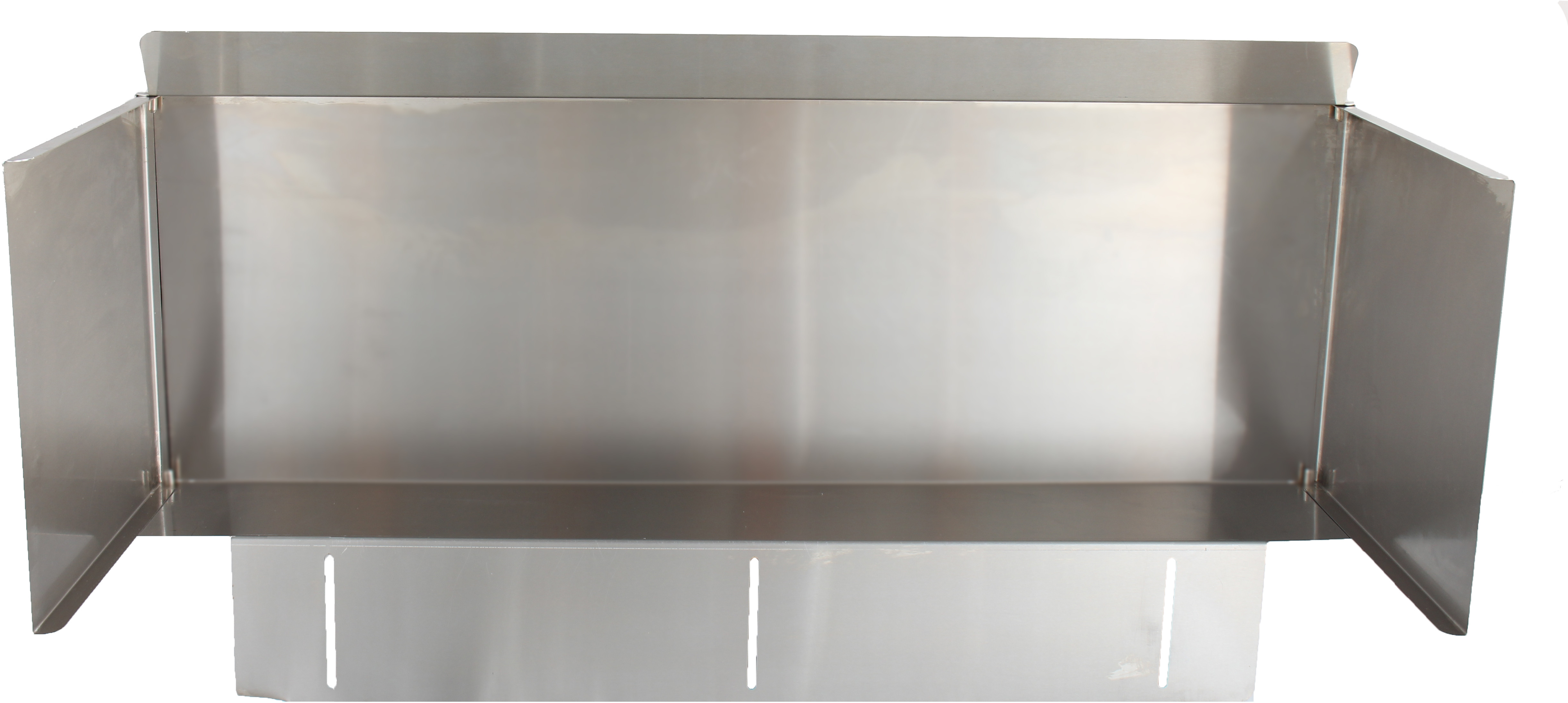 Blaze BLZPROWG34 Wind Guard for 3 Burner Professional Grills, in Stainless Steel
