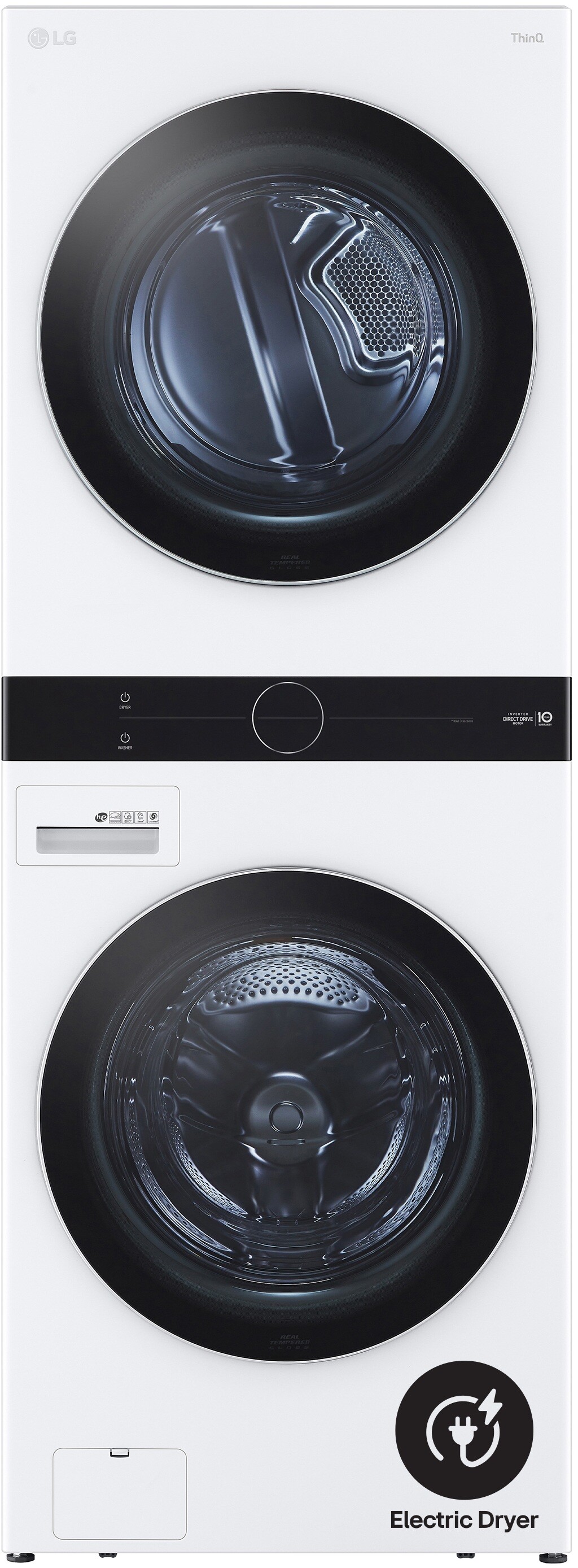 LG 27 WasherDryer Electric Vented Washtower WKEX200HWA
