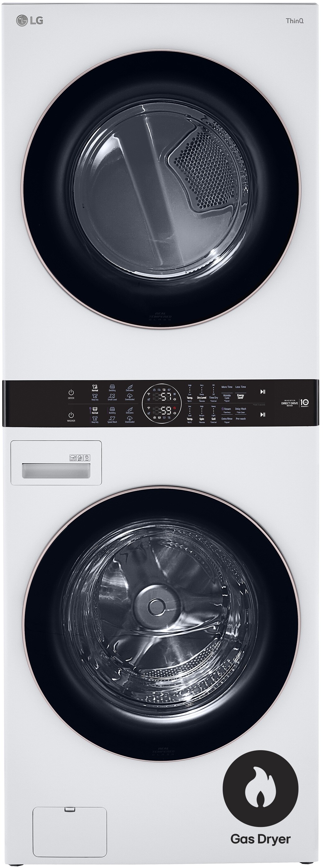 LG 27 WasherDryer Gas Vented Washtower WKG101HWA