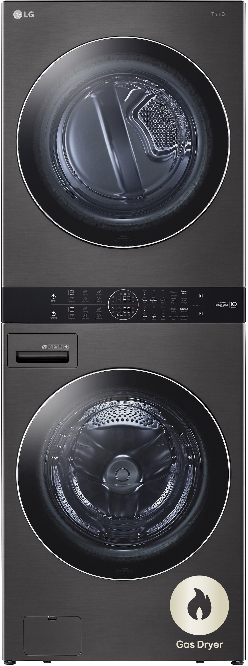 LG 27 WasherDryer Gas Vented Washtower WKGX201HBA