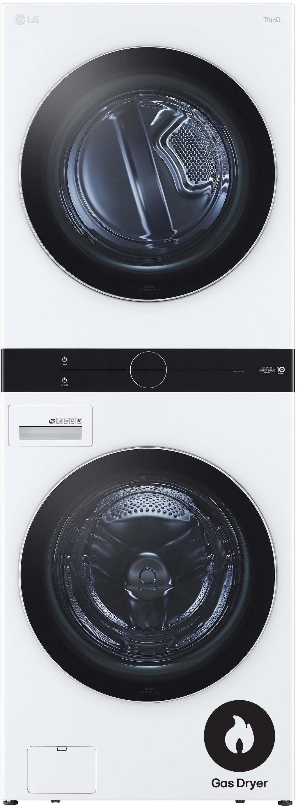 LG 27 WasherDryer Gas Vented Washtower WKGX201HWA