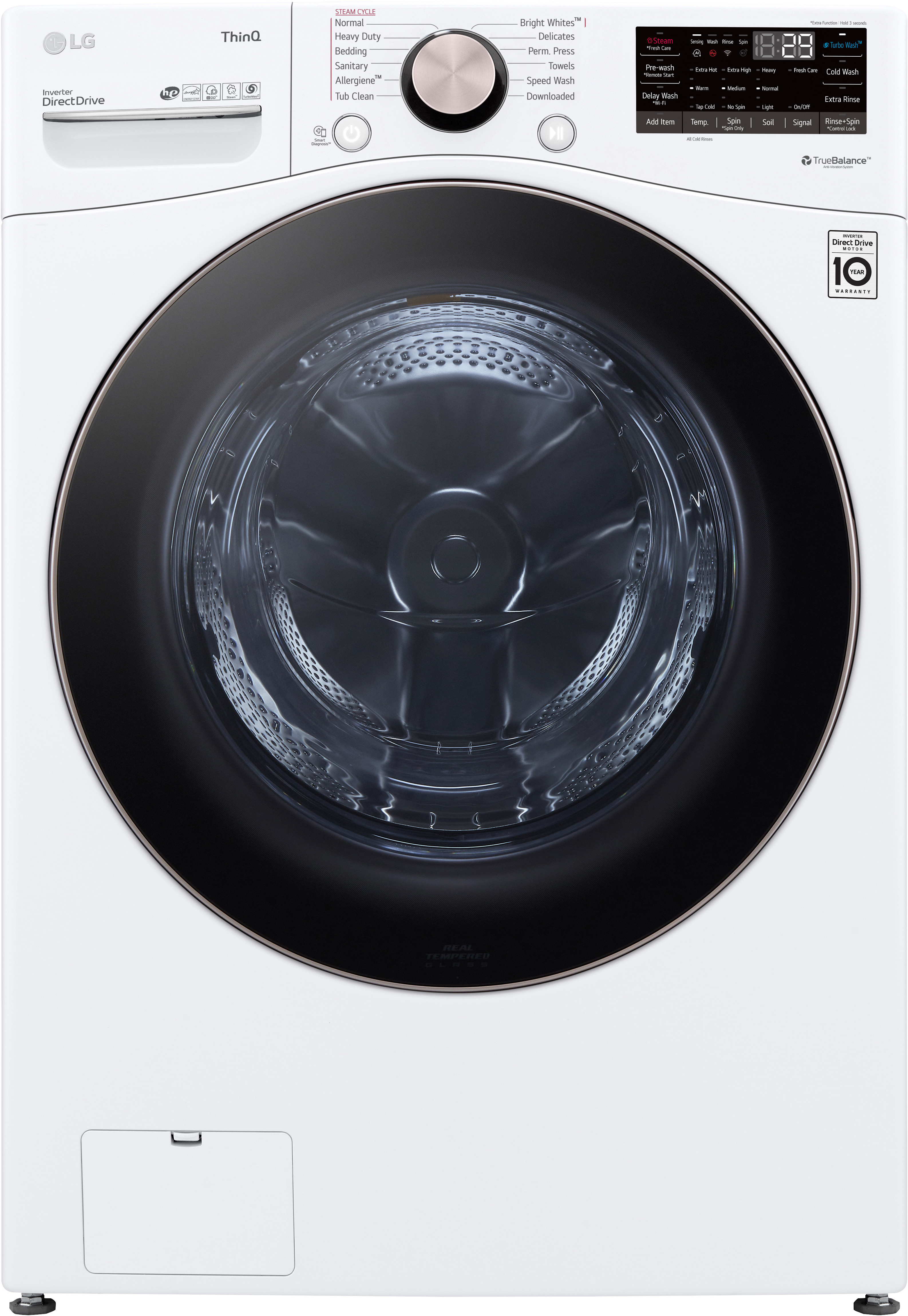 LG 4.5 Cu. Ft. Front Load Washer WM4000HWA