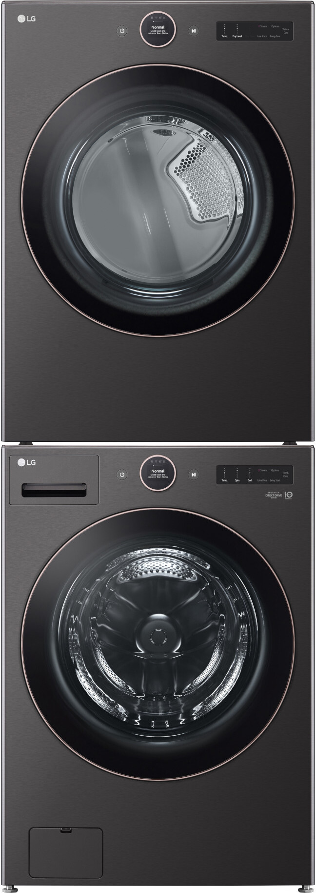 LG Front Load Washer & Dryer Set LGWADRGB65003