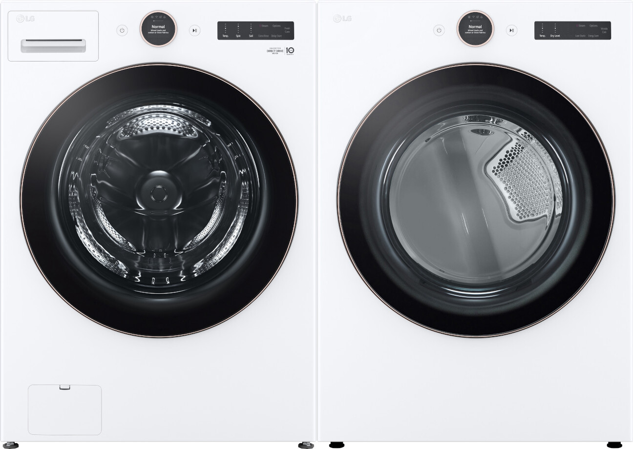 LG Front Load Washer & Dryer Set LGWADREW6500
