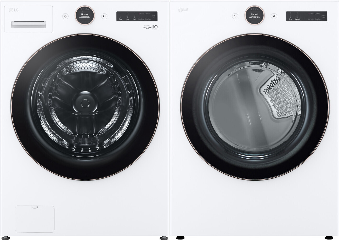 LG Front Load Washer & Dryer Set LGWADR1 -  WM6500HWA