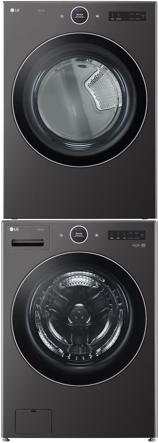 LG Front Load Washer & Dryer Set LGWADRGB6702